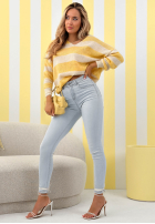 Nohavice džínosové skinny Quinn svetlomodré