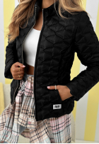 Krátka Prešívaná Bunda Soft Wind púdrovo ružová