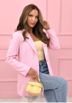 Sako oversize Best Version púdrovo ružová