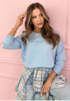 Blúzka longsleeve Hey Spring blankytná