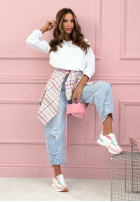 Blúzka longsleeve Hey Spring Biela