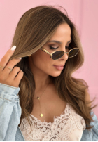 Okuliare przeciwsłoneczne Sweet Sun zlato-čierne