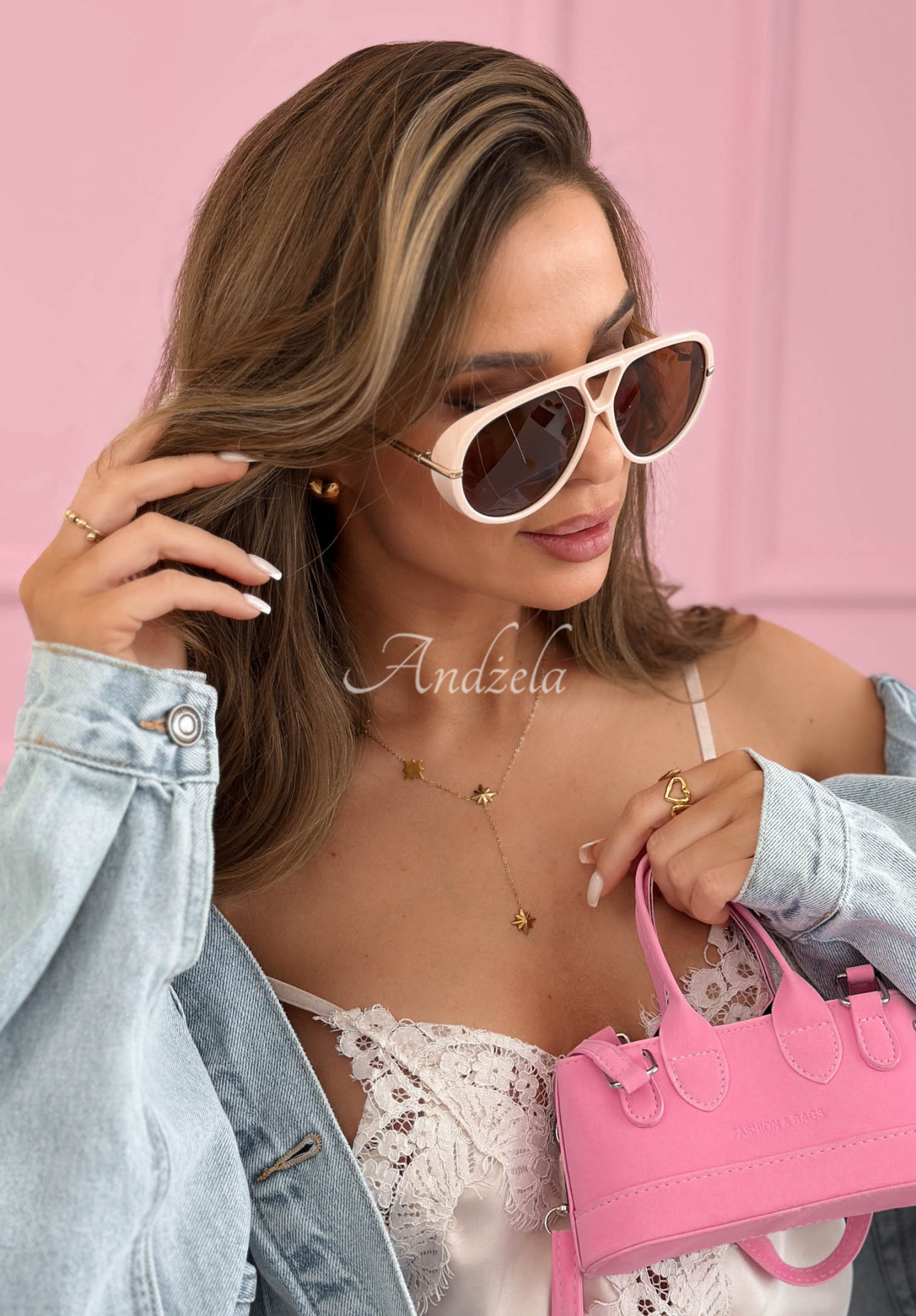 Slnečné okuliare Warm Breeze béžové