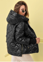 Prešívaná Bunda s kapucňou Hello Spring béžová