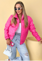 Prešívaná Bunda ze stójką Soft Morning ružová