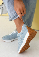 džínosové sneakersy Running Towards You svetlomodré