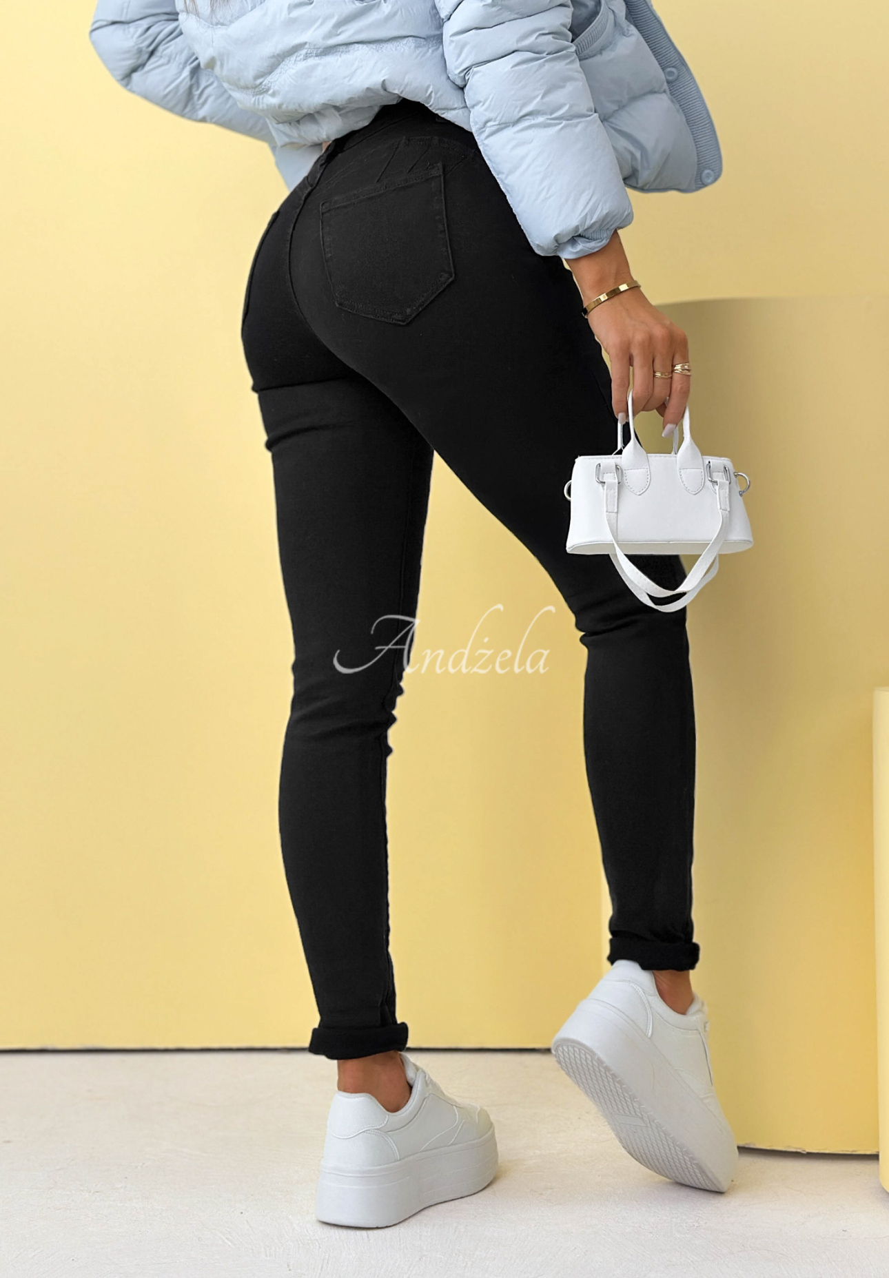 Džínsy skinny Everyday Street čierne