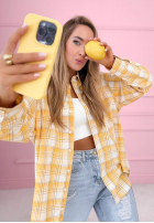 Košeľa w kratę Jessica žltá