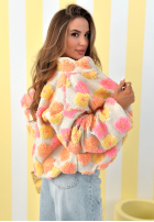 Kwiecista Bunda ze stójką Garden Of Flowers różowo-žltá