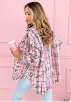 Košeľa w kratę Province House púdrovo ružová