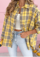 Košeľa w kratę Province House žltá