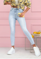 Nohavice džínosové skinny Evelyn svetlomodré