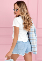 Tričko z nadrukiem More Espresso biało-modrý