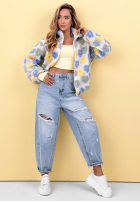 Kwiecista Bunda ze stójką Garden Of Flowers różowo-žltá