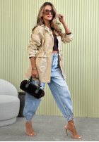 Lekka Bunda partka s kapucňou Look Beyond béžová