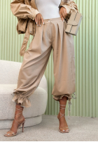 látkové Nohavice ze ściągaczami Must Decline ťavie