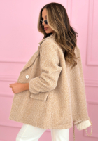 Dlhý Kabát kożuszek Holding On To You ružový