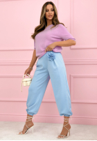 Ľahký Sveter na krótki rukáv Better With You béžový