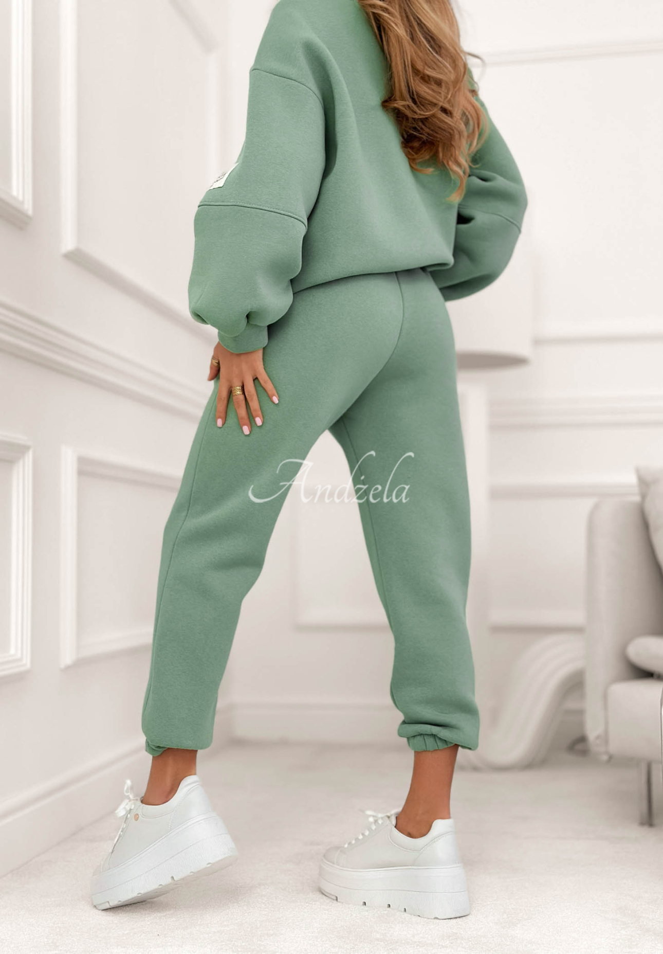 Bavlnená tepláková súprava Fits Me Perfectly morský