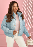 Prešívaná Bunda ze stójką Hilda žltá