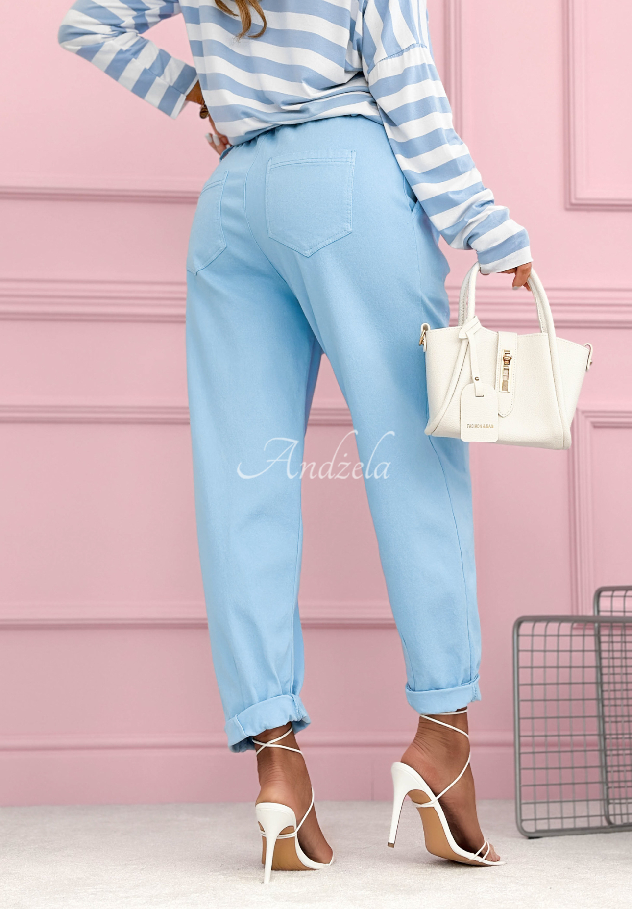 Nohavice carrot Spring Will Come blankytné