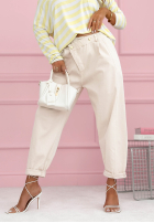 Marchewkowe Nohavice Spring Will Come béžové