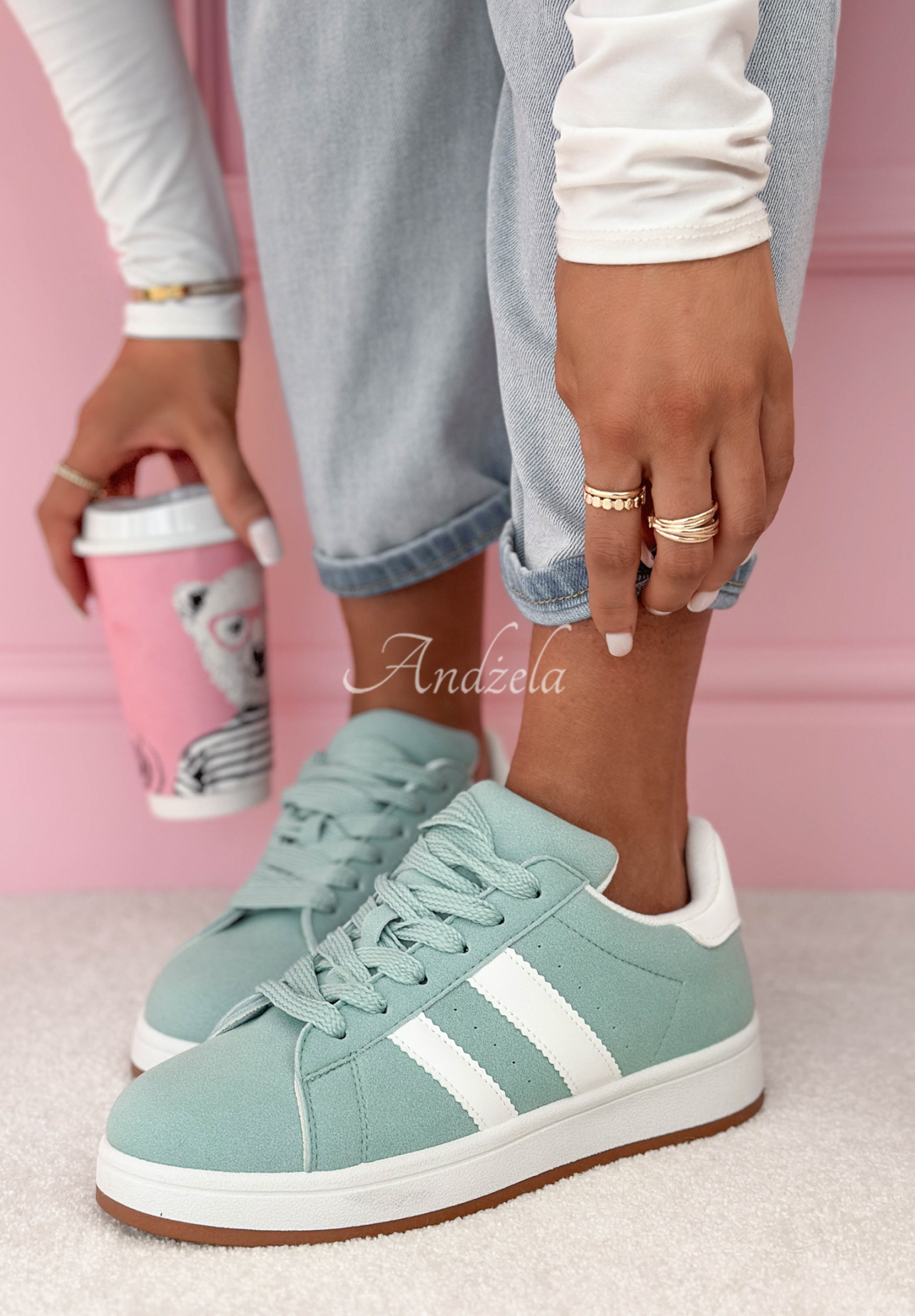 Tenisky Audrey blankytné