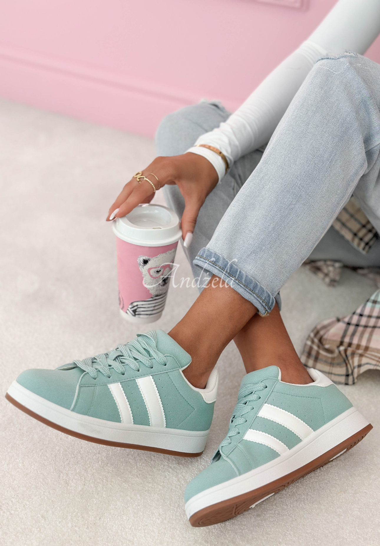 Tenisky Audrey blankytné