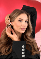 Náušnice serduszka Hailey zlaté