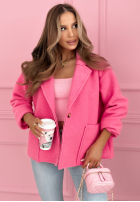 Krótki Kabát z kieszeniami Yumi žltá