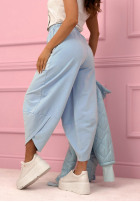 látkové Nohavice z kieszeniami i ściągaczami Only Sunny Days žlté