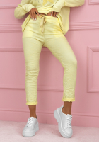 Wiskozowe Nohavice The Spring Begins žlté