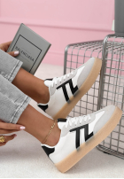 Tenisky Gotta Keep Going biało-čierne