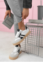 Tenisky Gotta Keep Going biało-čierne