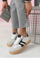 Tenisky Gotta Keep Going biało-čierne