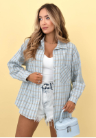 Bawełniana Košeľa w kratę Golden Sunshine žltá