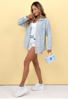 Bawełniana Košeľa w kratę Golden Sunshine žltá