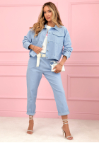 Sztruksowa Bunda Fooling Yourself ružová