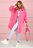 Kabát z kieszeniami Kaori béžový