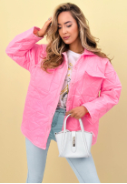 Prešívaná Bunda z kołnierzem i kieszeniami Sunflower blankytná