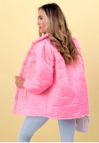 Prešívaná Bunda z kołnierzem i kieszeniami Sunflower blankytná