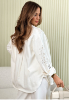 Košeľa z koronką Eleanor ecru