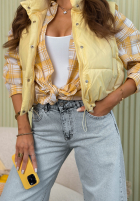 Nohavice džínosové wide leg Against Me svetlomodré