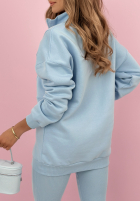 Súprava Mikina, Legíny, top 3in1 Look At Me modrý