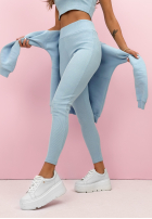 Súprava Mikina, Legíny, top 3in1 Look At Me modrý