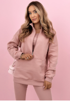 Súprava Mikina, Legíny, top 3in1 Look At Me púdrovo ružová