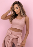 Súprava Mikina, Legíny, top 3in1 Look At Me púdrovo ružová