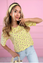 Tričko w różyczki La Rosa ružový