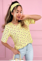 Tričko w różyczki La Rosa ružový