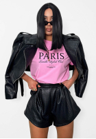 Tričko z nadrukiem La Milla Paris Biela